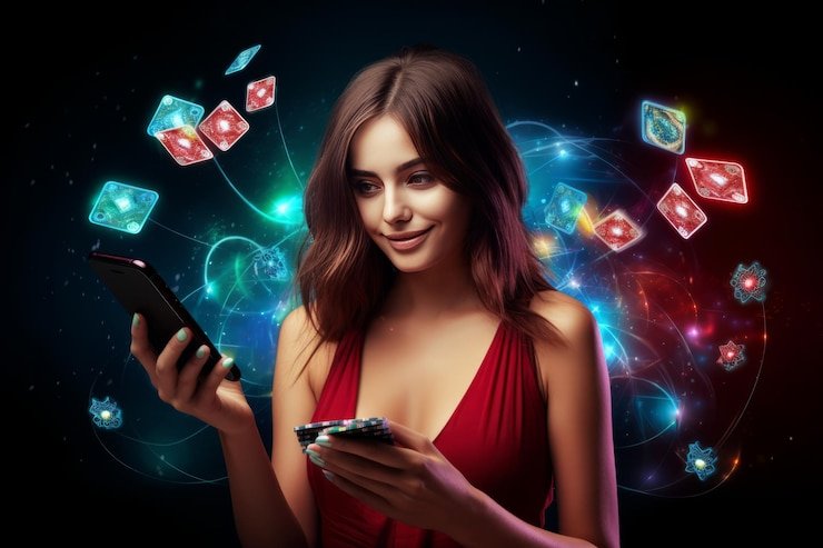 Ilustrasi pengguna mematuhi aturan dan ketentuan permainan pada platform hiburan online